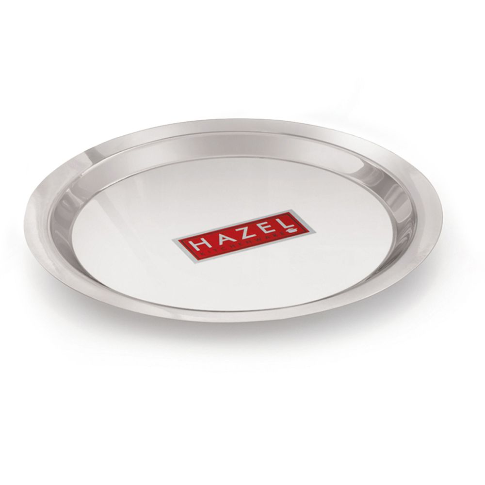 HAZEL Stainless Steel Lid Tope Cover Plates Ciba For Kadhai Vessels Pot Tope, 30 cm