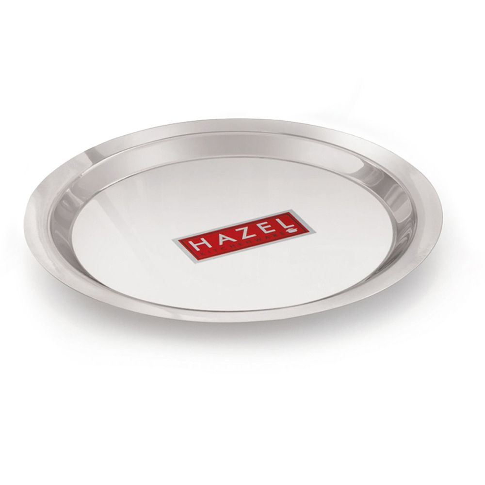 HAZEL Stainless Steel Lid Tope Cover Plates Ciba Only For Kadhai Vessels Pot Tope, 15 cm