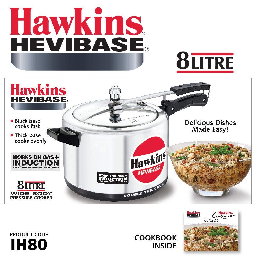 Hawkins Hevibase 8 Litre Pressure Cookers (IH80)