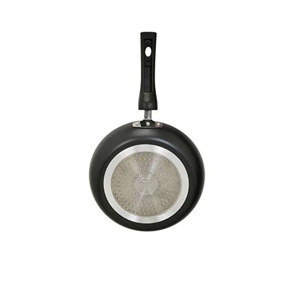 Vinod Zest Marbilo Non-Stick Frypan, 24 cm Diameter with Triple Riveted Sturdy Bakelite Handle (Gas Stove and Induction Compatible), PFOA Free - 3mm Thickness