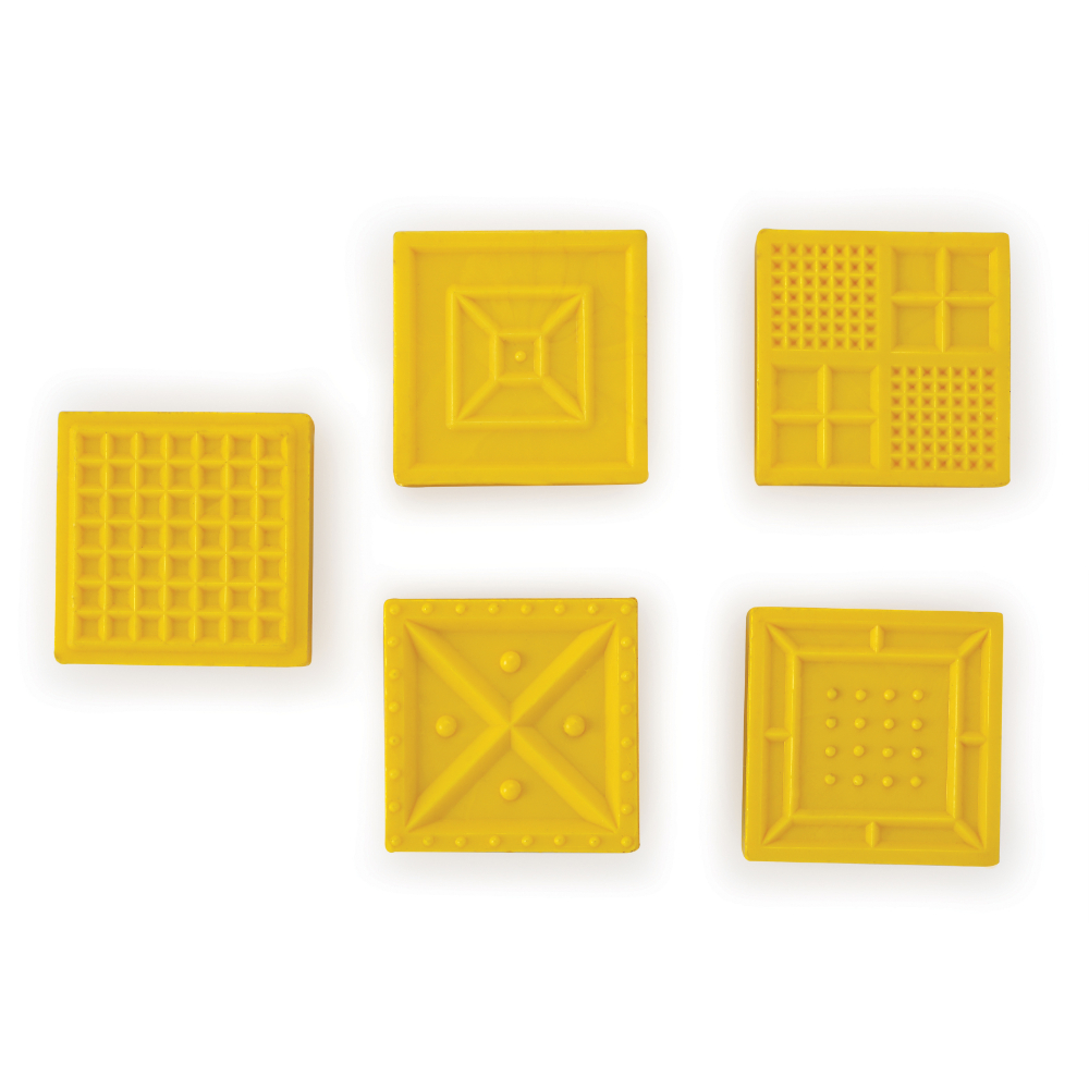 DS Square Fast Peda Sweet Mithai Chocolate Stamping Cutter with 5 Designs