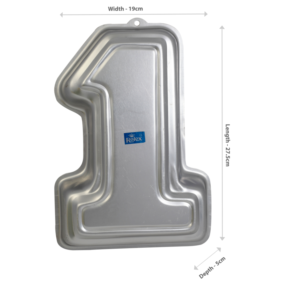 Rolex Aluminium Cake Mould Pans No.1 Pan 1 Kg. Cake