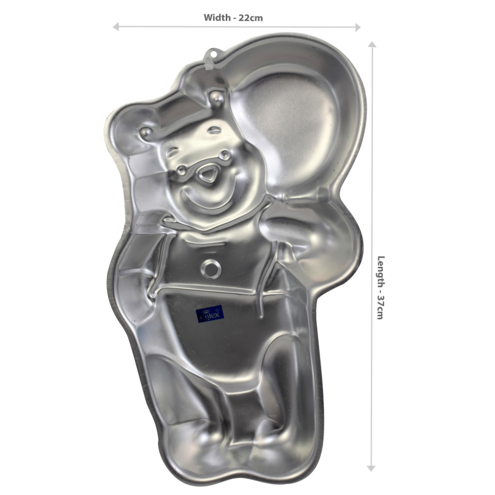 Rolex Aluminium Cake Mould Pans Pooh Big 1.5 - 2 Kg. Cake