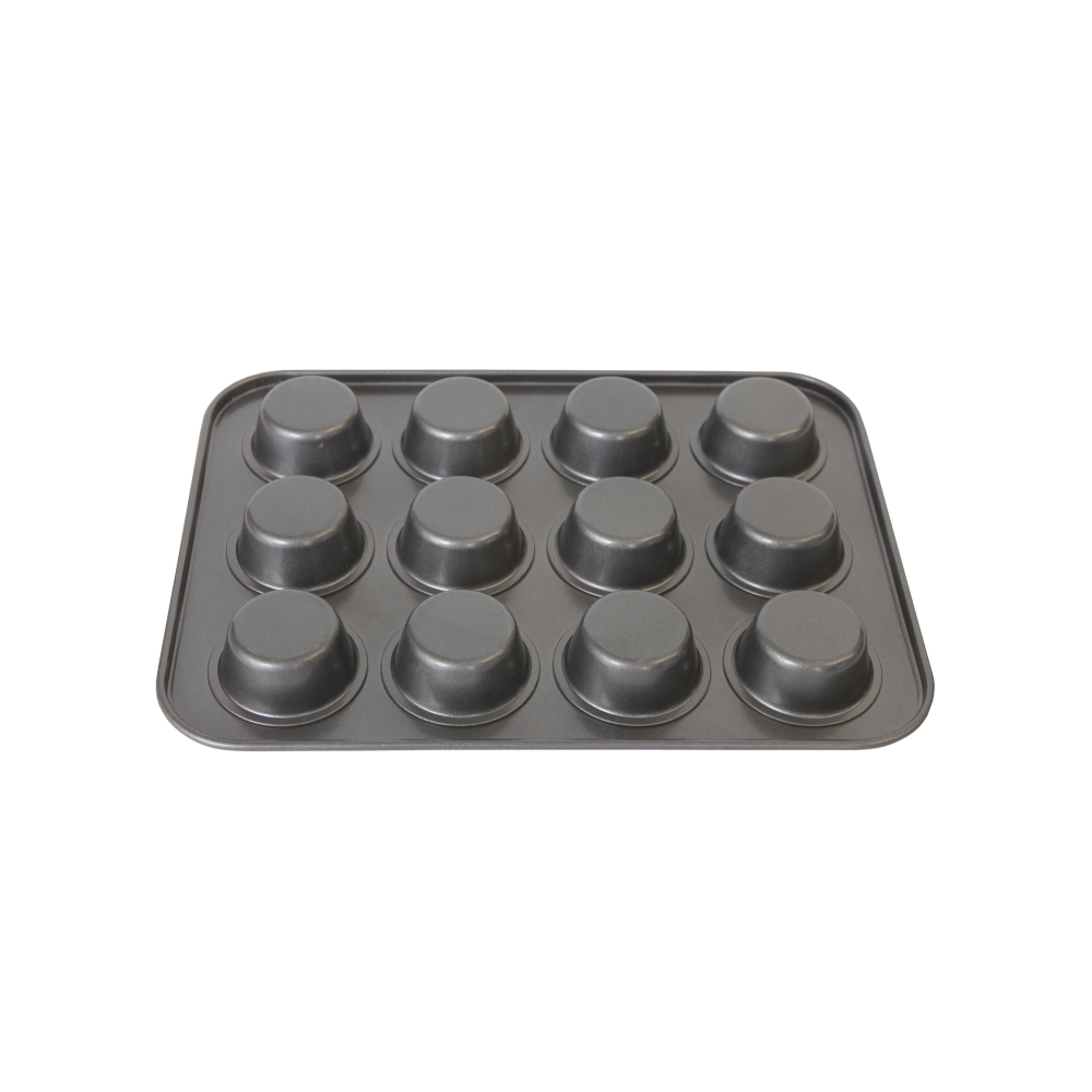 HAZEL Aluminium 12 PCS Muffin Tray 23.5 x 18 cm