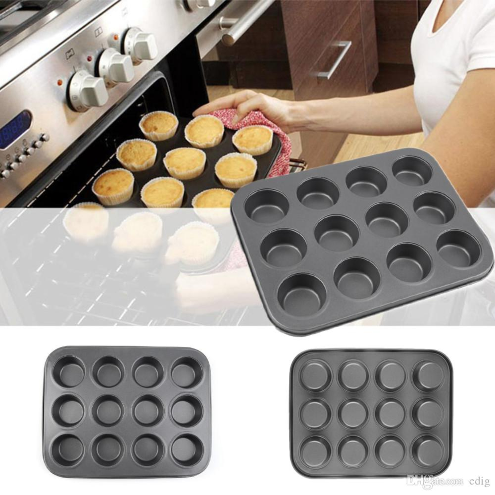 HAZEL Aluminium 12 PCS Muffin Tray 23.5 x 18 cm