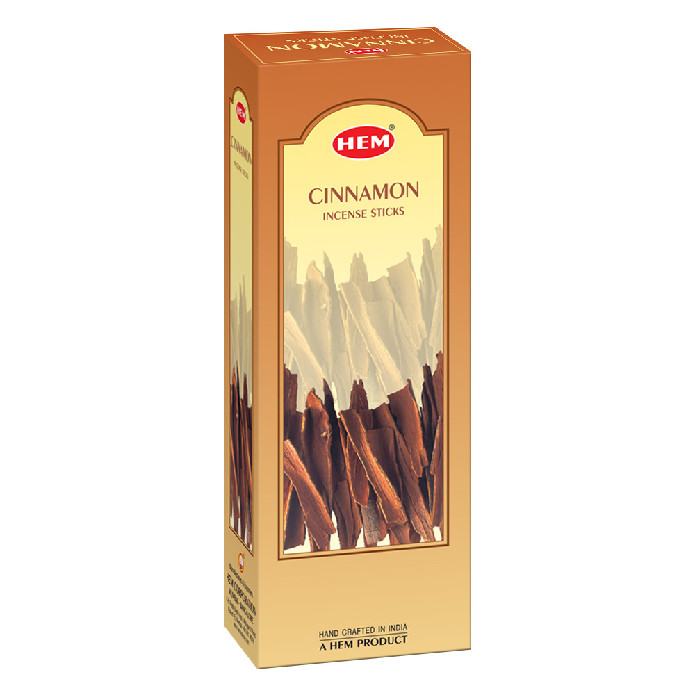 Hem Cinnamon Incense Sticks(9.3 cm X 6.0 cm X 25.5cm, Black )