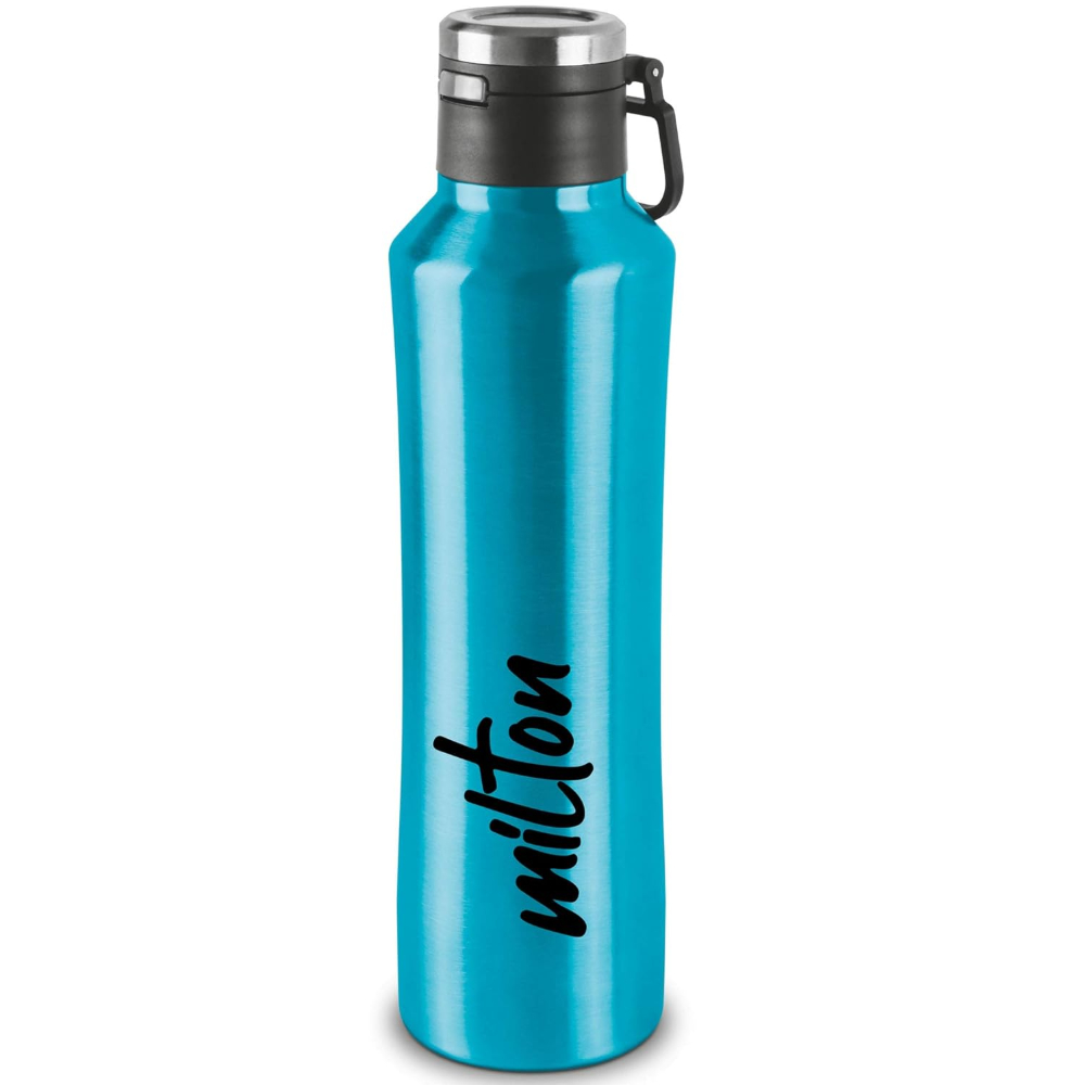 Milton Gulp 1100 Thermosteel 24 Hours Hot or Cold Water Bottle, 920 ML, Blue