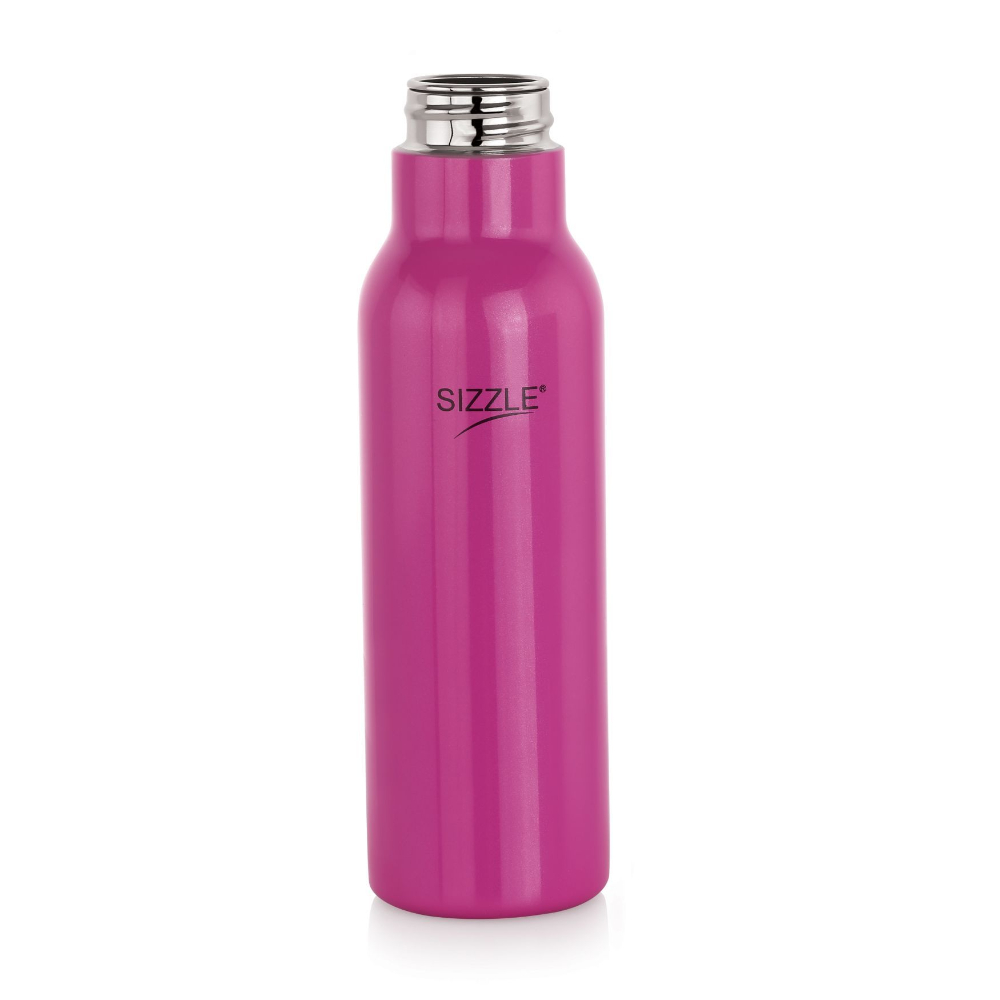 Sizzle Modern Stainless Steel Lightweight Leakproof Water Bottle, 1000 ML, Pink