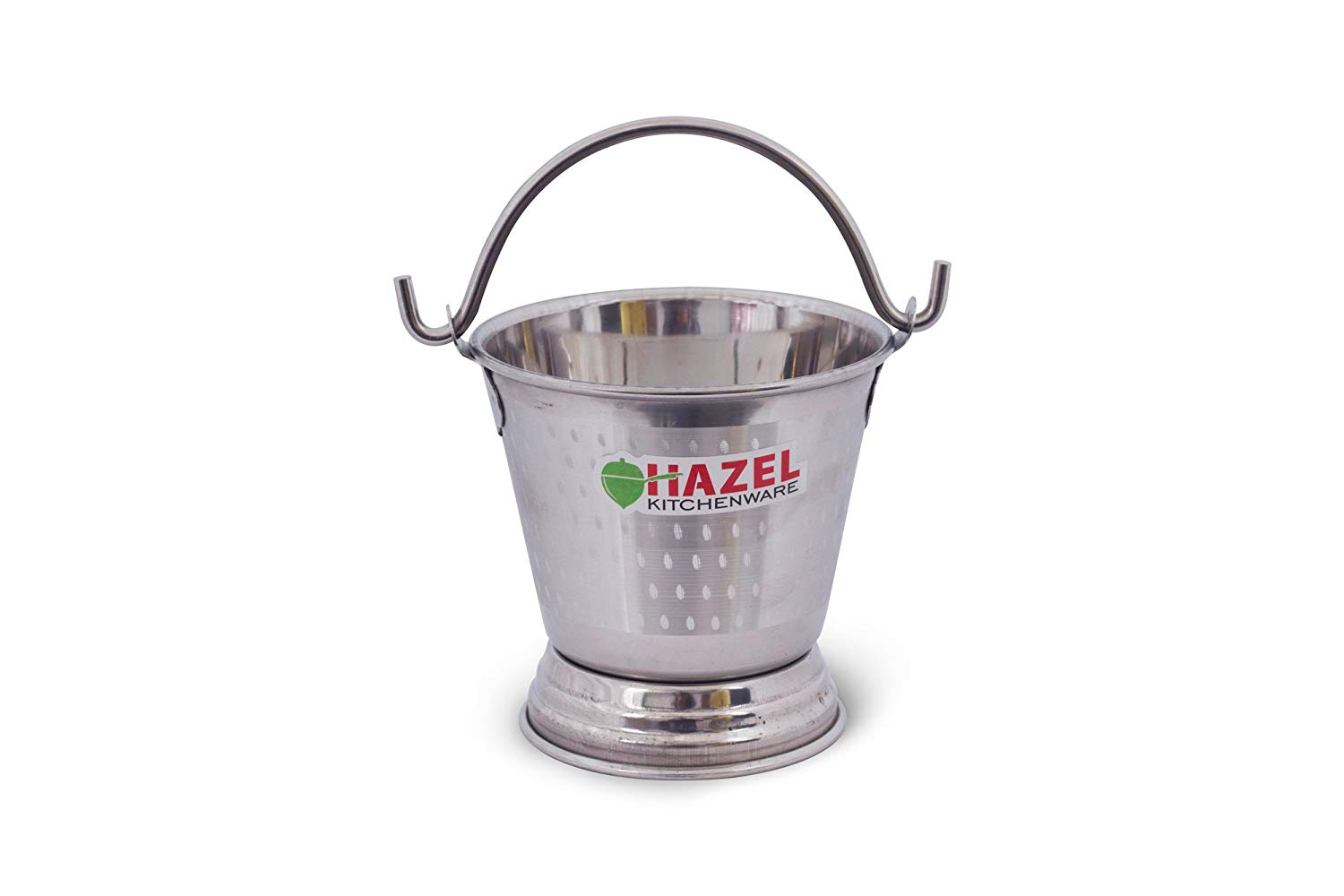 HAZEL Food Curry Dal Serving Stainless Steel Bucket (500 ml), Silver
