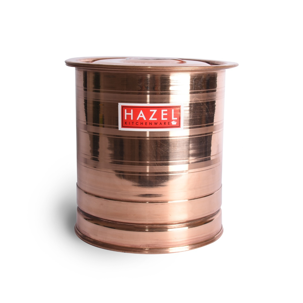 HAZEL Copper Water Storage Tank Pawali, 10 Litres