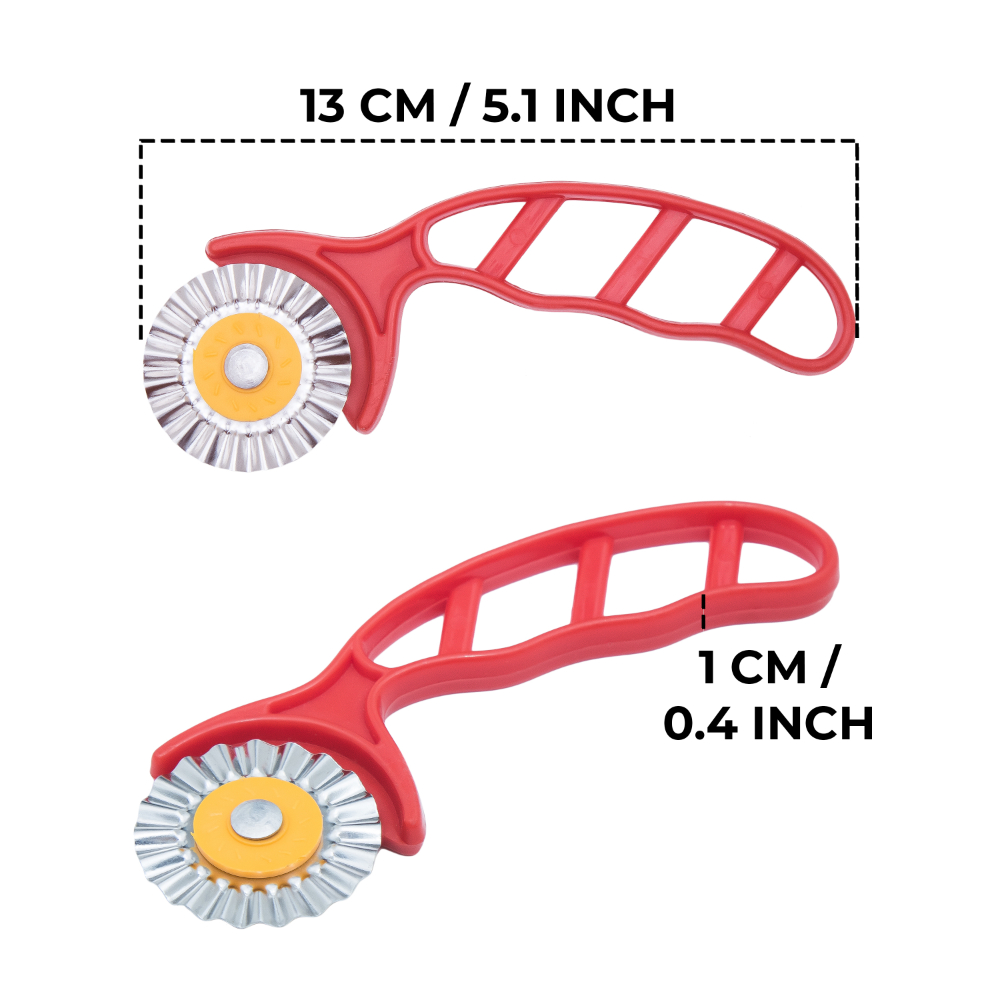 DS Plastic Roller Cutter for Pizza Cutter, Pastry Cake Slicer & Sandwich