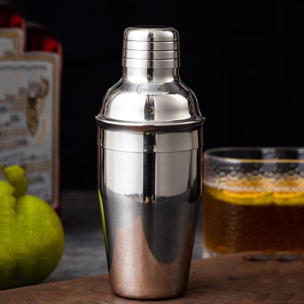 HAZEL Stainless Steel Cocktail Drink Shaker | Cocktail Shaker Mixer for Party, 550 ML