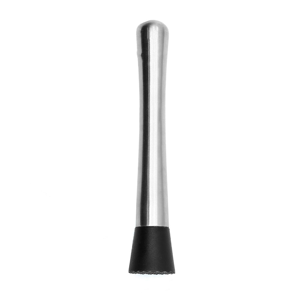 HAZEL Stainless Steel Cocktail Muddler | Bar Tools Muddle with Easy Grip