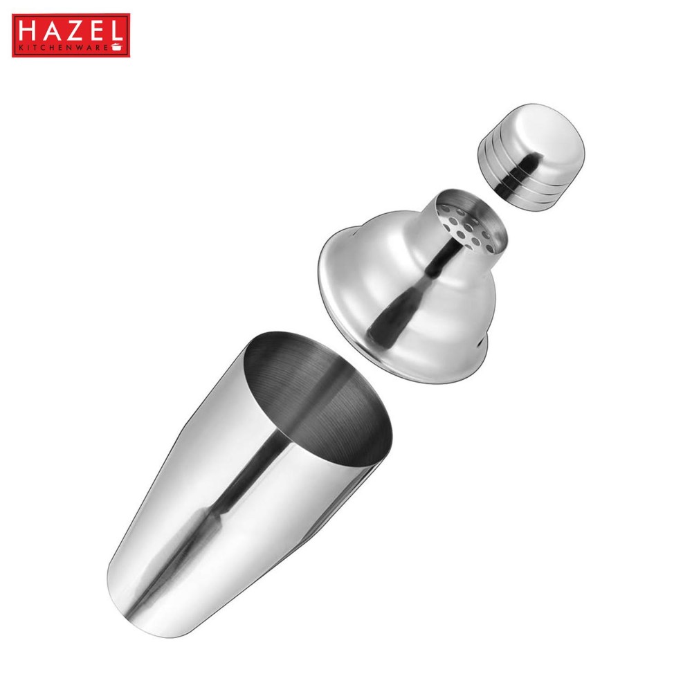 HAZEL Stainless Steel Cocktail Drink Shaker | Cocktail Shaker Mixer for Party, 800 ML