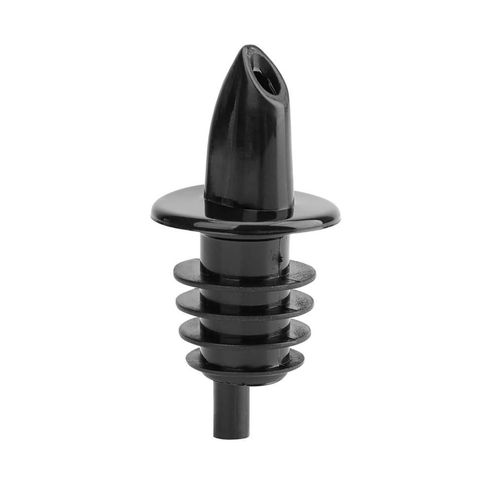 HAZEL Plastic Bottle Pourer | Plastic Pourer for all bottles, Black