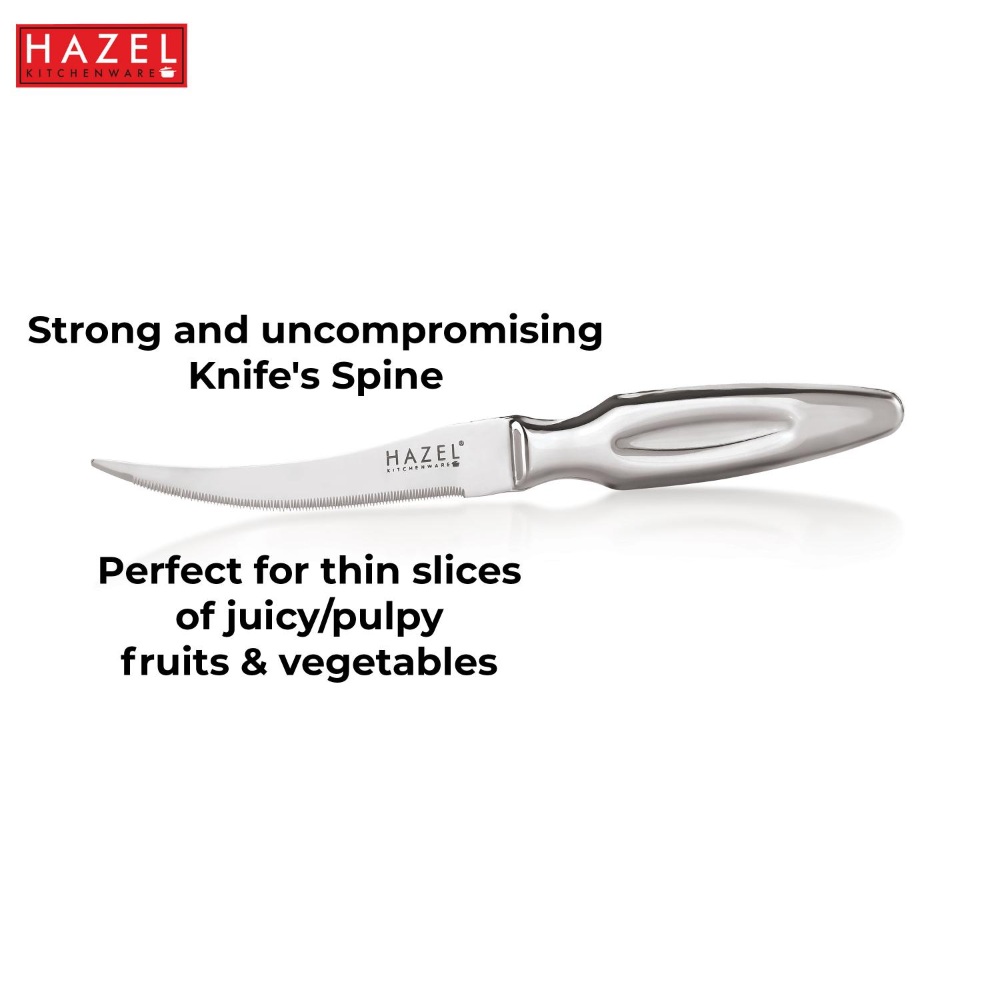 HAZEL Stainless Steel Tomato Knife for Kitchen