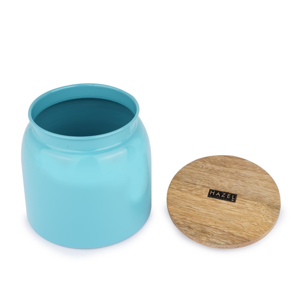 HAZEL Storage Container for Kitchen | Air Tight Container for Storage with Lid, Blue, 2450 ML