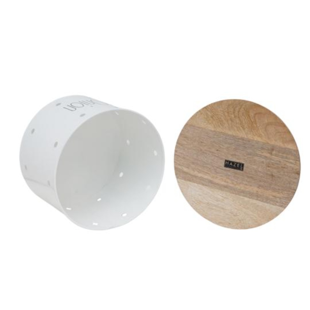 HAZEL Onion Container Storage for Kitchen | Onion Box for Kitchen Storage, White, 2.5 kg apx.