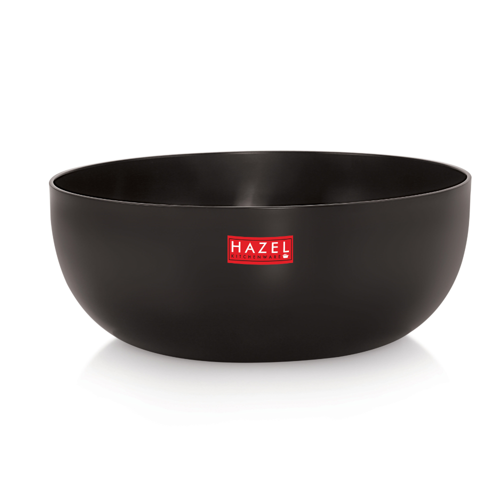 HAZEL Hard Anodised Kadai Induction | Induction Cookware Tasra with Lid | Aluminium Kadai Without Handle | Tasra with Lid Combo, 3800 ML