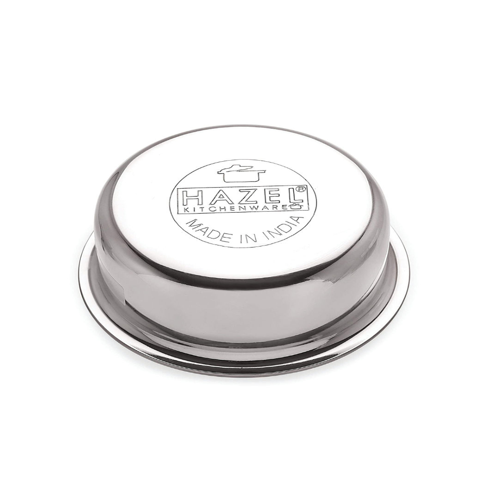 HAZEL Aluminium Tope with Lid | Food-Grade Aluminium Kitchen Utensils for Traditional Indian Cooking |Combo of Tope with Lid, 1000 ml