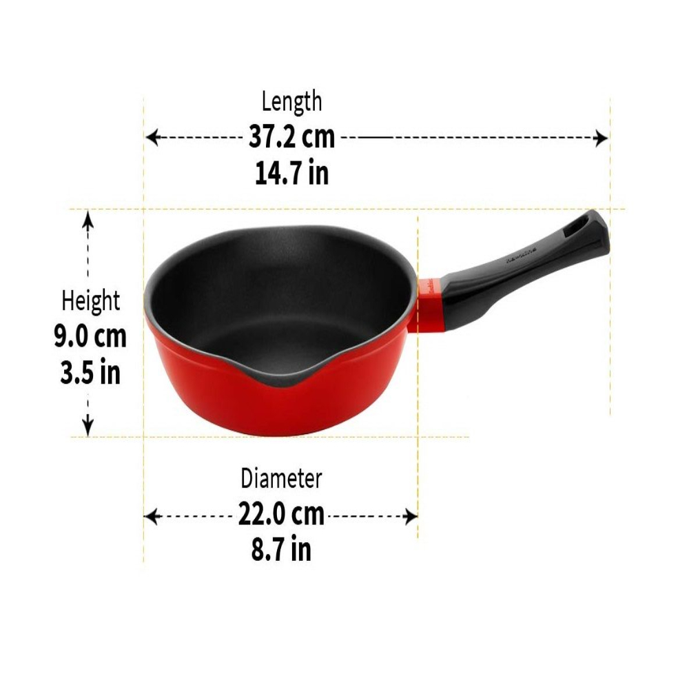 Hawkins Nonstick Induction Compatible Die Cast Frying Pan, 22 cm