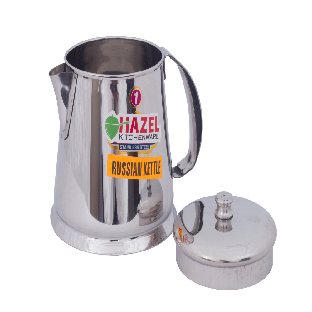 HAZEL Restaurant Stainless Steel Tea Pot Water Kettle Pitcher Coffee Pot with Handle (700 ml), Silver