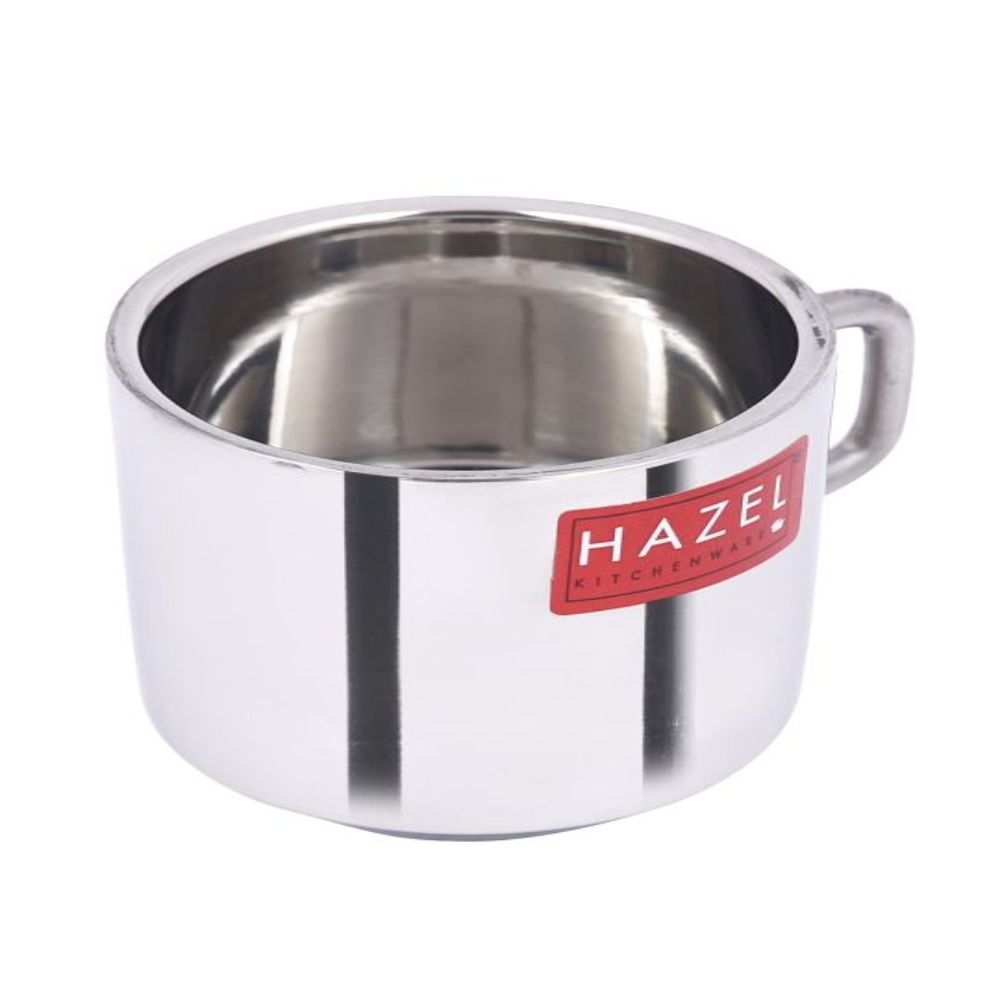 HAZEL Stainless Steel Green Tea Coffee Small Sobar Cup, Set of 4, 100 ml (Each)