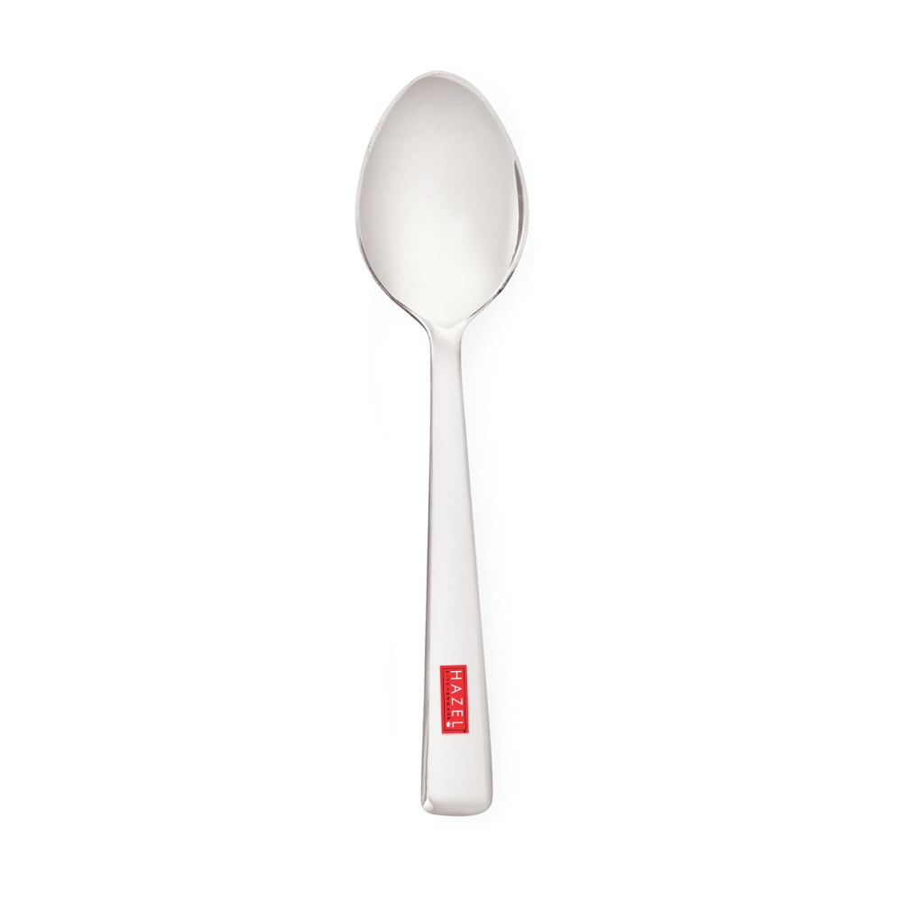 HAZEL Stainless Steel Small spoons set of 12 | Baby Serving Spoon 