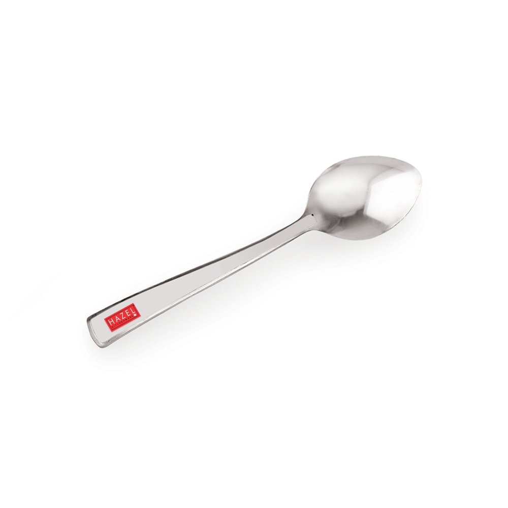 HAZEL Stainless Steel Small spoons set of 2 | Baby Serving Spoon 