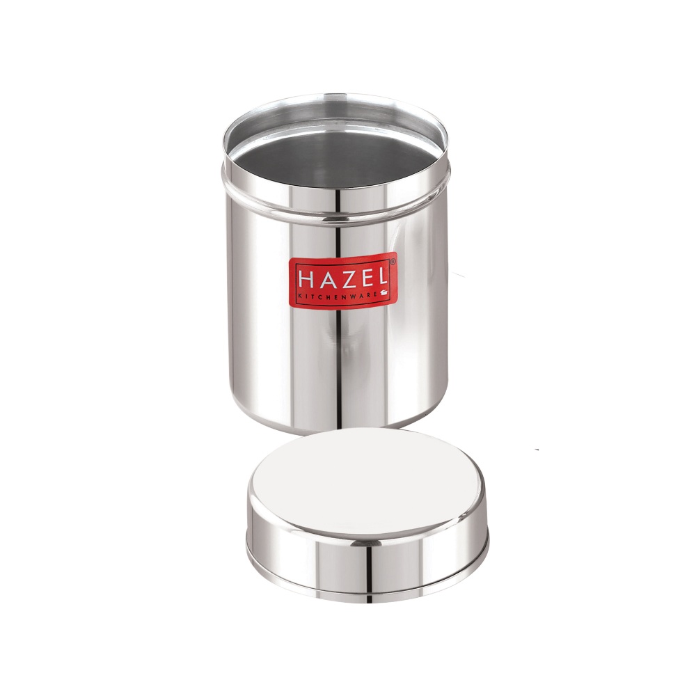 HAZEL Stainless Steel Container | Kitchen Air Tight Storage Dabba Container, 200 ML