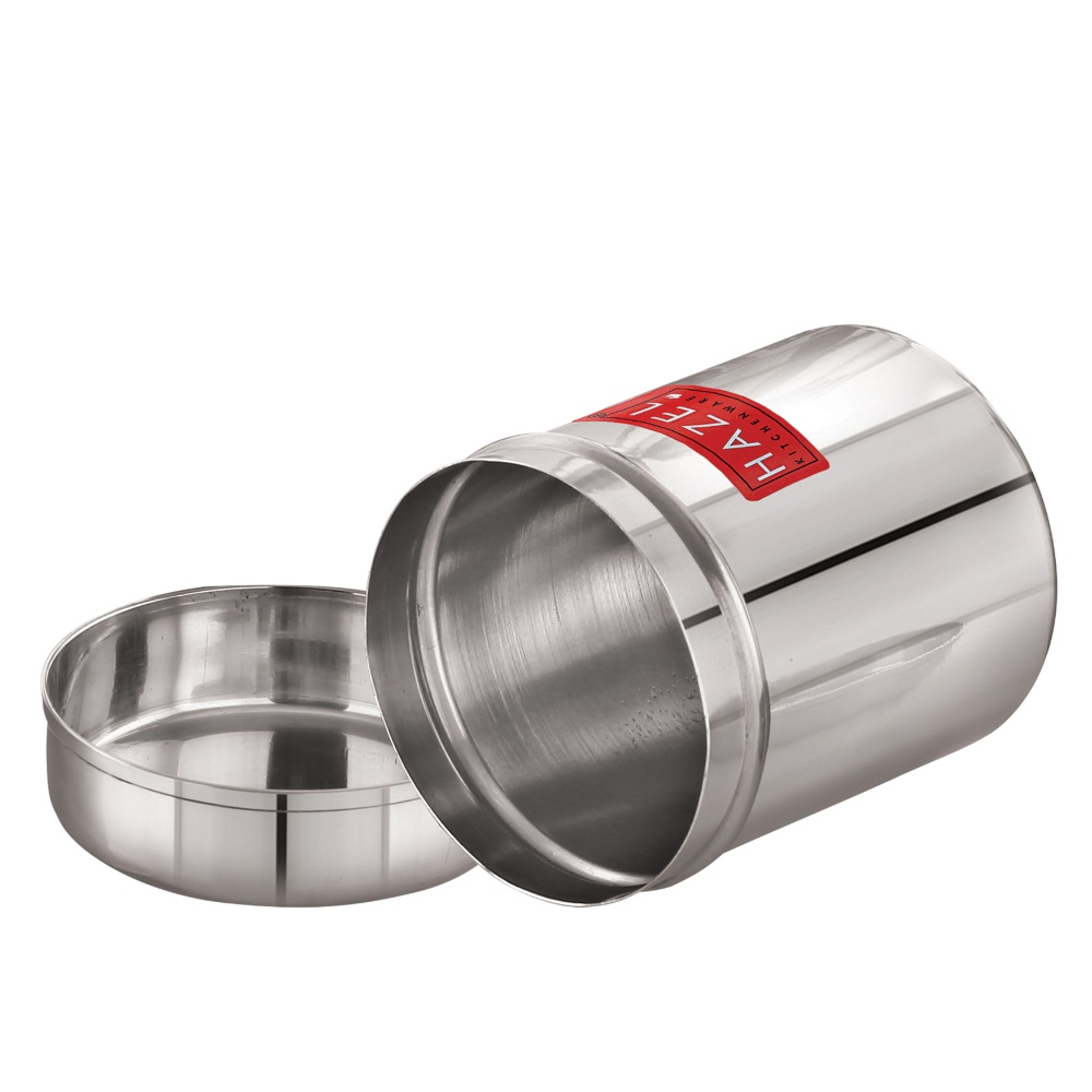 HAZEL Stainless Steel Container | Kitchen Air Tight Storage Dabba Container, 150 ML