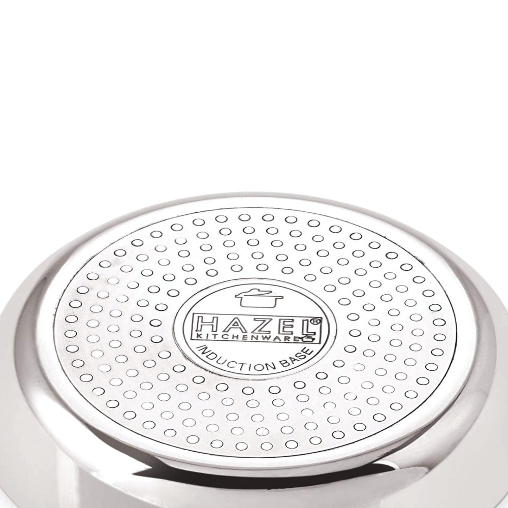 HAZEL Induction Tope with Lid | Aluminium Cookware with Lid | Induction Base Aluminium Bhagona | Combo of Tope with Lid, 5300 ml