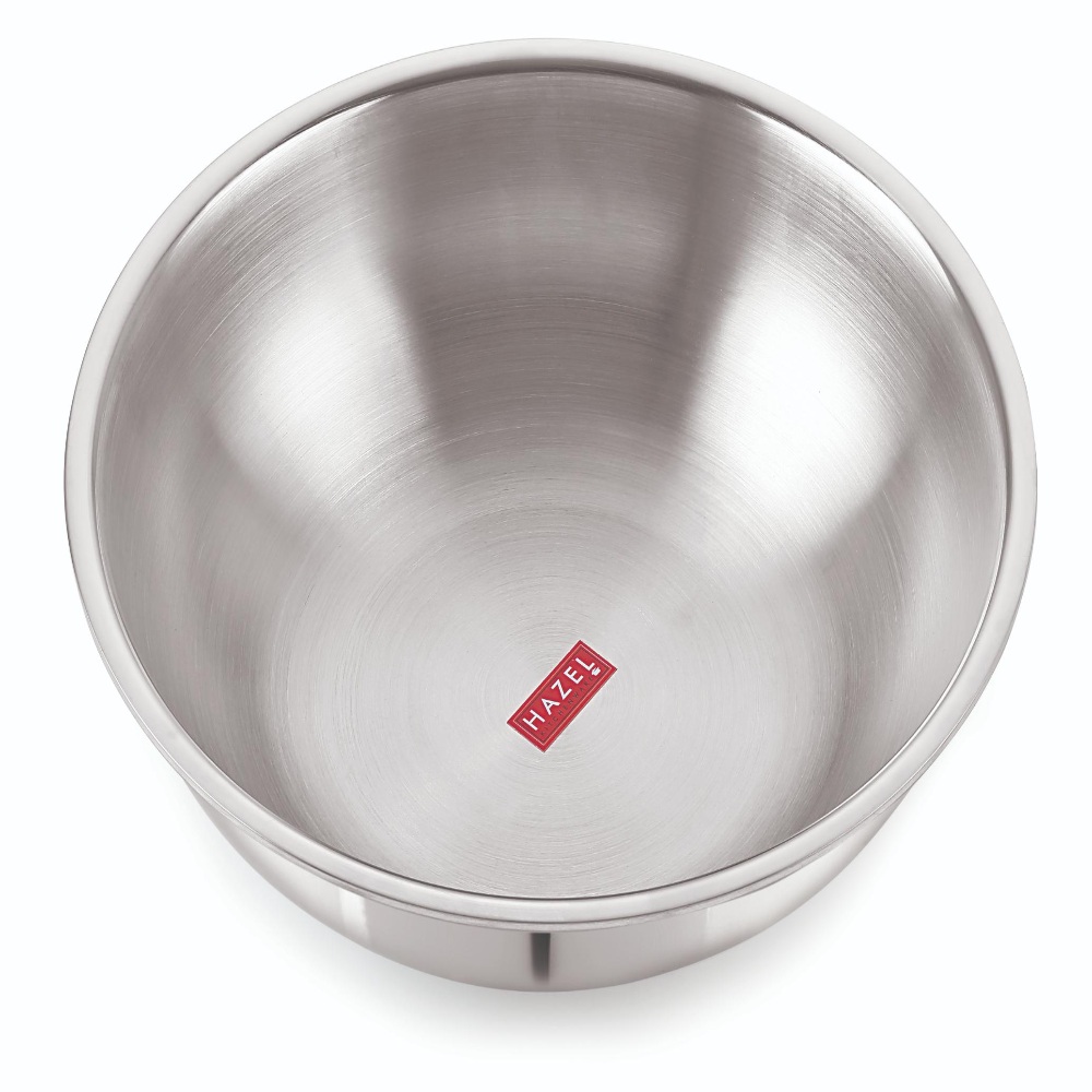 HAZEL Triply Stainless Steel Induction Bottom Tasra Tasla, 4 Litre, 29.9 cm