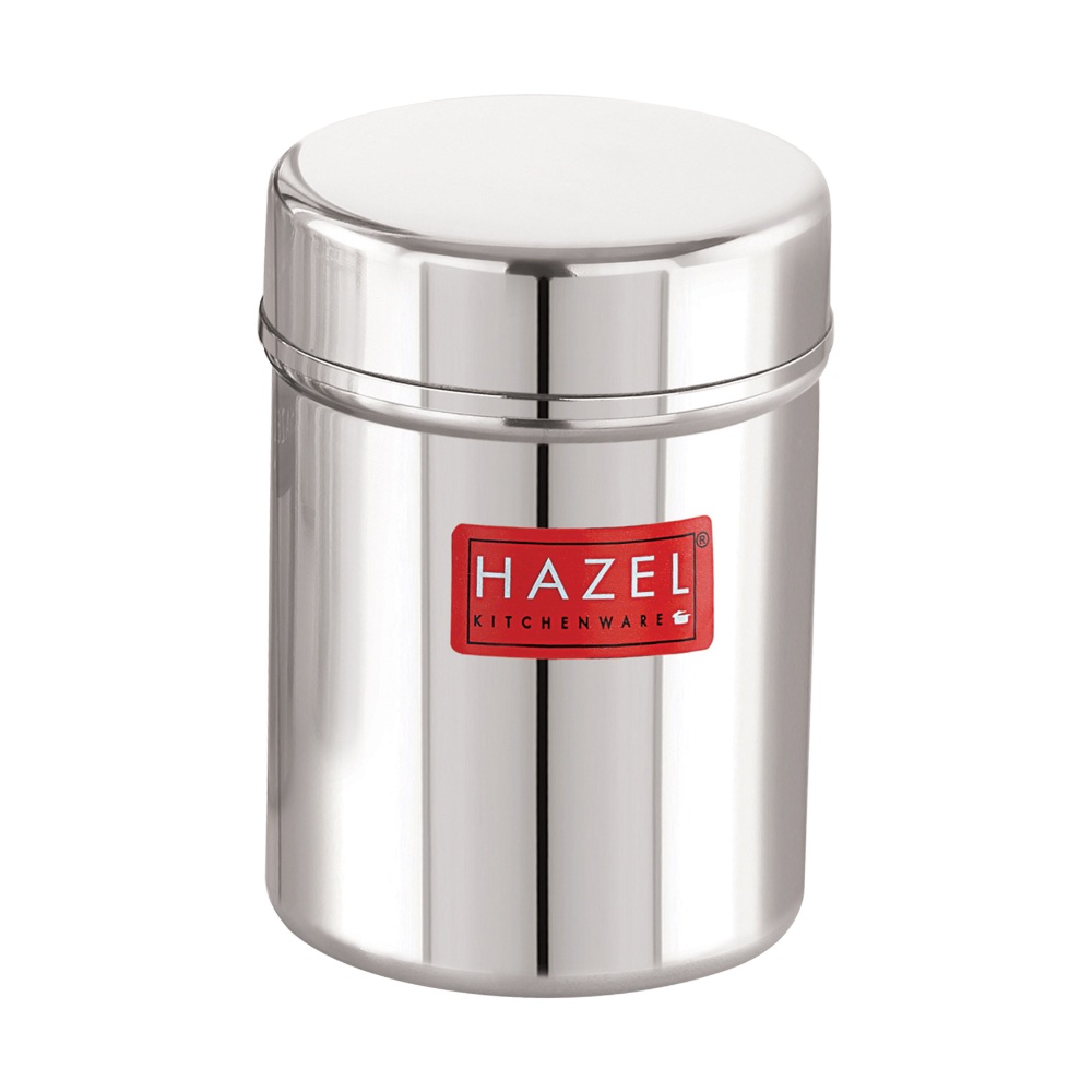 HAZEL Stainless Steel Container | Kitchen Air Tight Storage Dabba Container, 200 ML