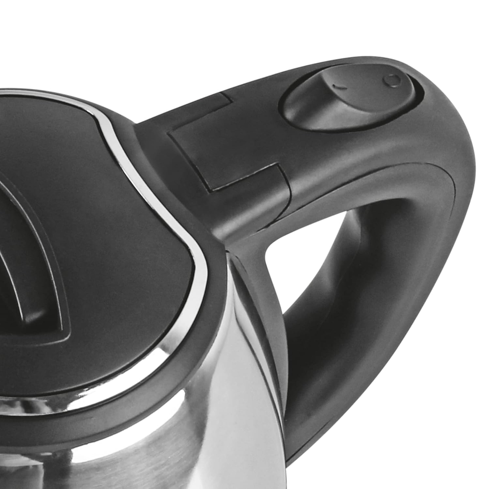 MILTON Stainless Steel 1500 Watts Detachable 360 Degree Auto Cut-off Electric Kettle, 1.2 Litre, Silver