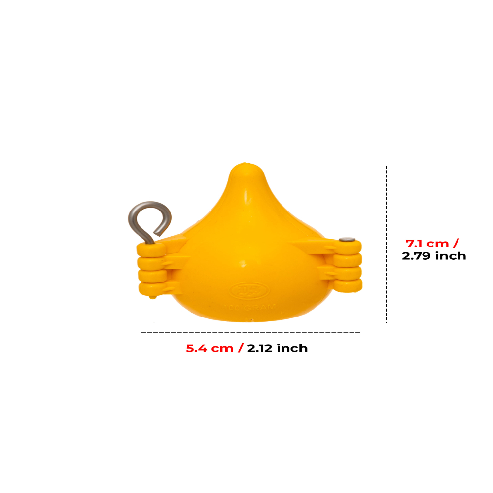 DS Plastic Modak Mould Maker for Ganpati | Chocolate Modak Shaper Sacha, 100 gram Modak