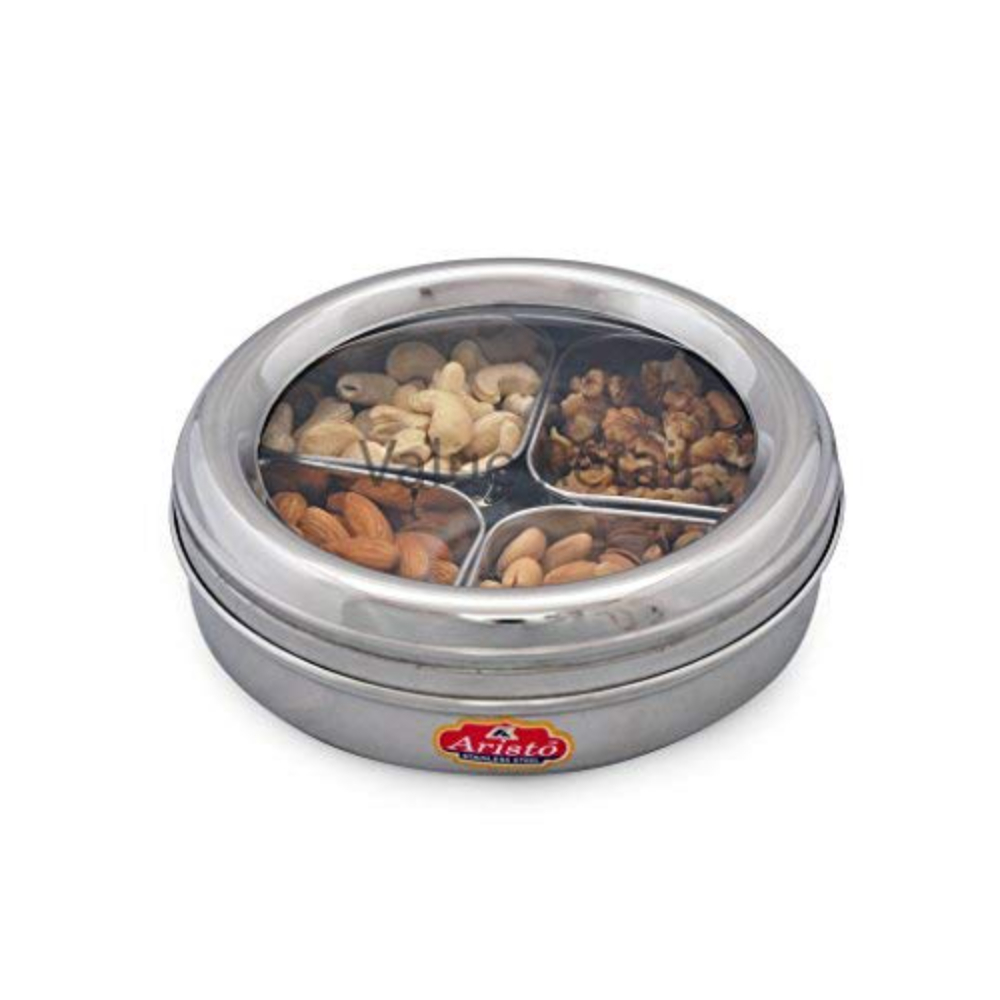 Aristo Triangular Dryfruit Container Sleek