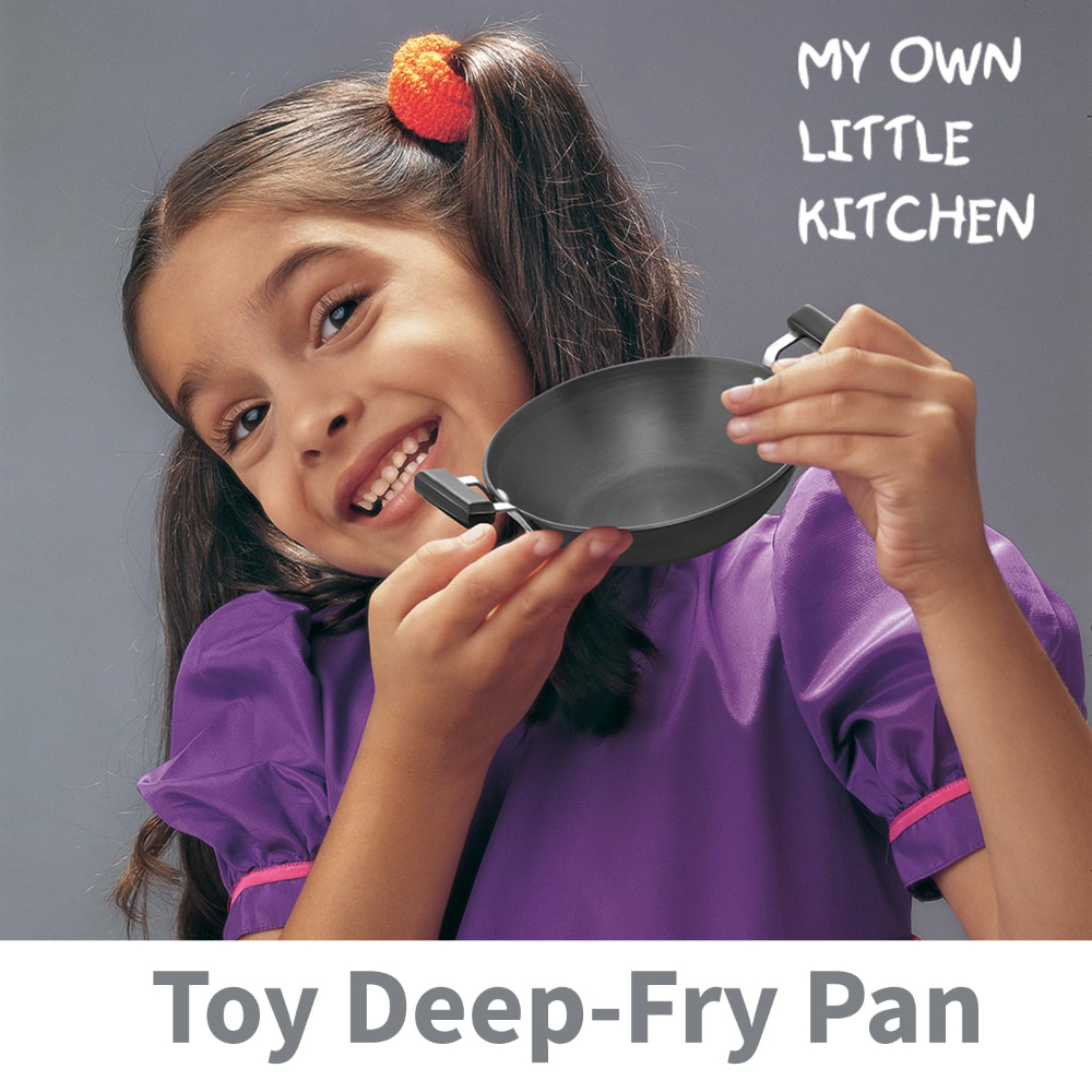 Hawkins Futura Cookware Toy Kitchen Set, Toy Deep-Fry Pan, Toy Frying Pan, Toy Tava for Kids