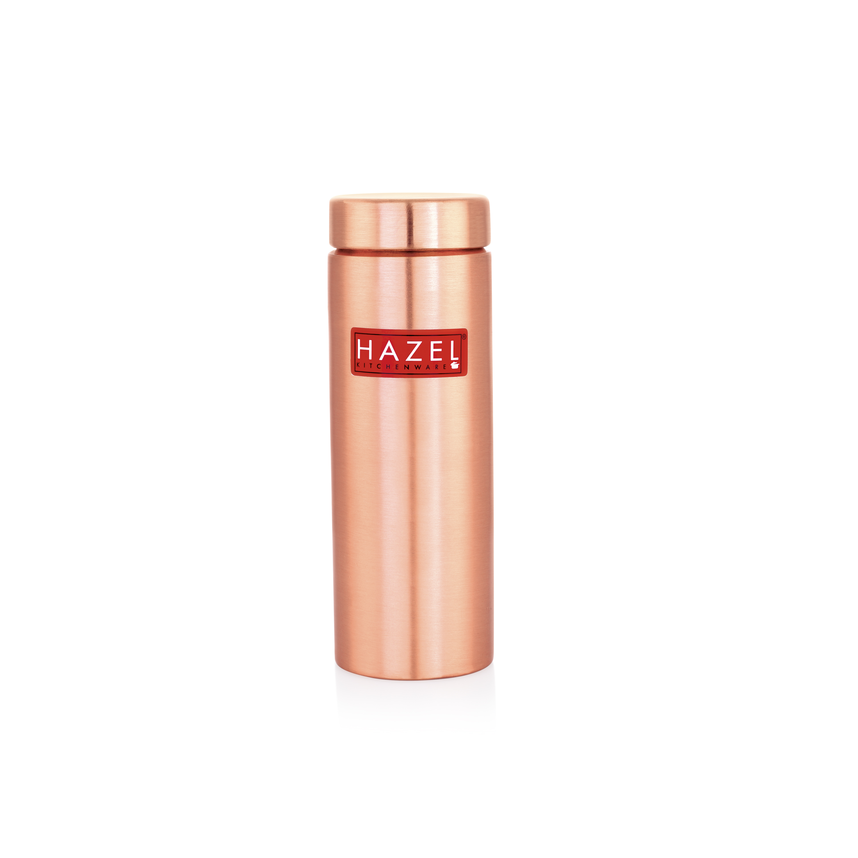 HAZEL Copper Water Bottle 500ml | Water Bottle for School | Durable Bottles for Daily Use