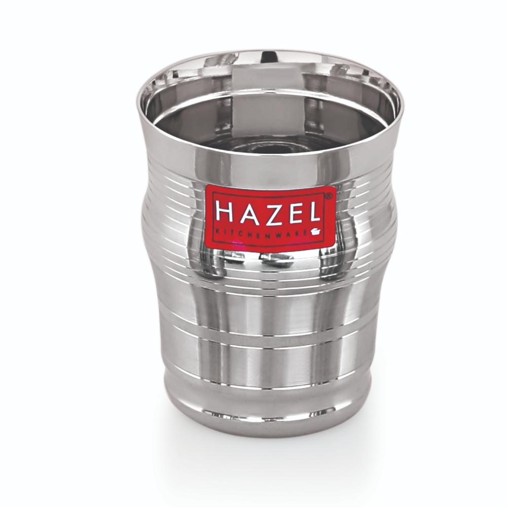 HAZEL Stainless Steel Kids Glass Set of 1 - 200ml | Lightweight Water, Juice Cups for Toddlers