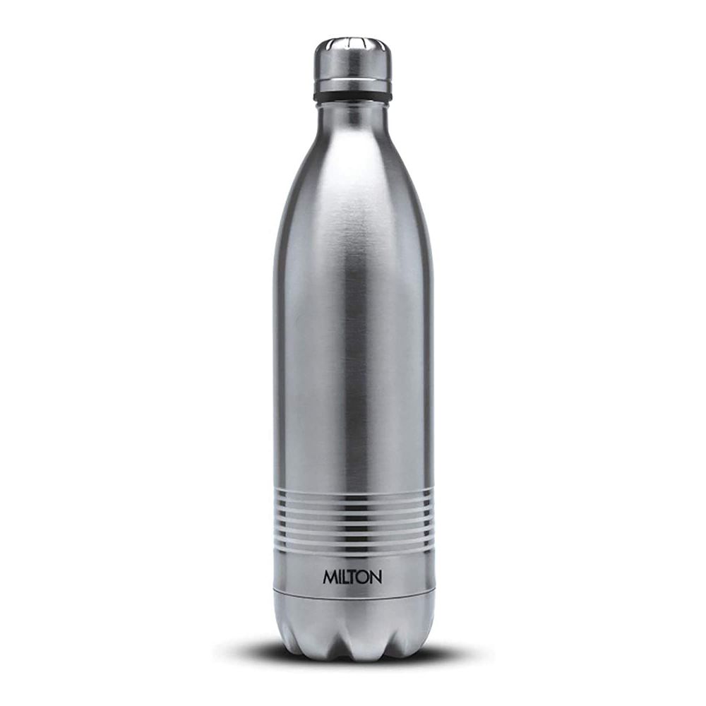 Milton Insulated Steel Bottles Thermosteel Duo 750 Dlx/ 700 ml, Steel Plain