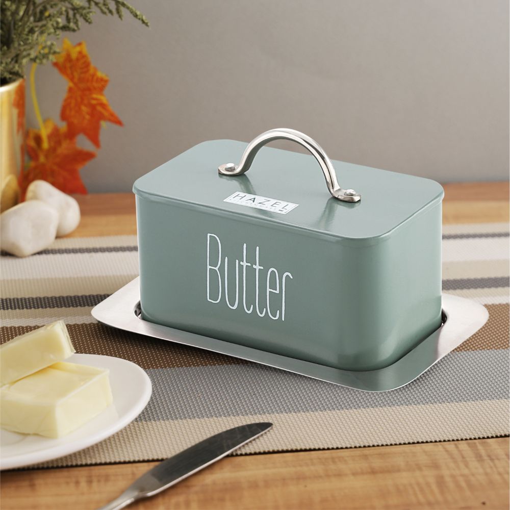 HAZEL Butter Box Container with Handle Lid | Butter Storage Box for Storing 500 gram