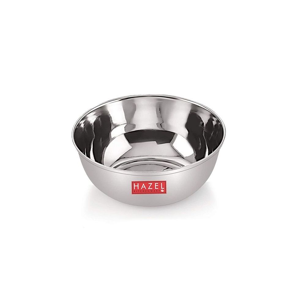 HAZEL Stainless Steel Bowl Vati | Steel Bowl Set For Kitchen | Dinner Bowl Katori Serving Wati, 200 ML, Set of 1