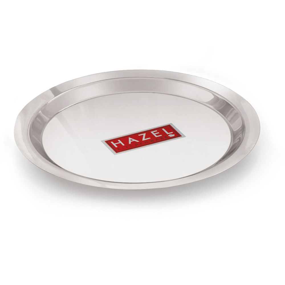 HAZEL Stainless Steel Lid Tope Cover Plates Ciba For Kadhai Vessels Pot Tope, 16.8 cm
