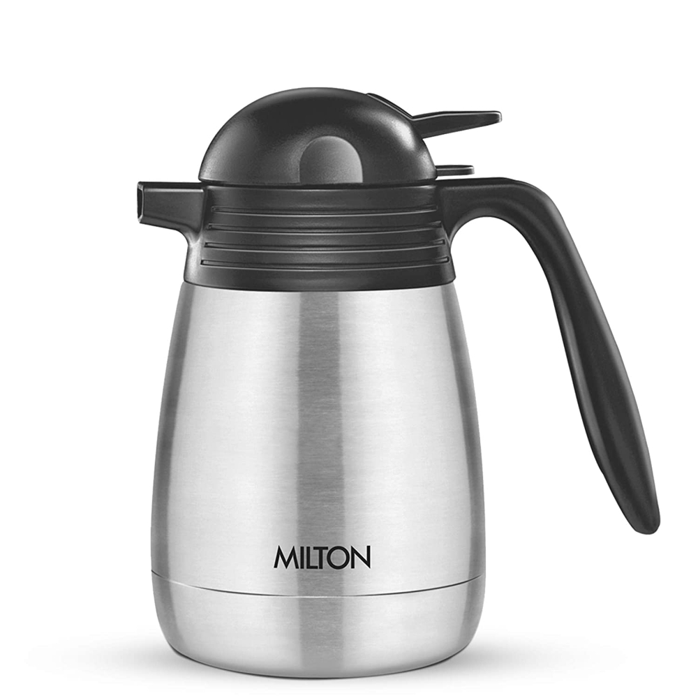 Milton Vacuum Flasks Thermosteel Carafe 1000 ml, ml, Steel Plain