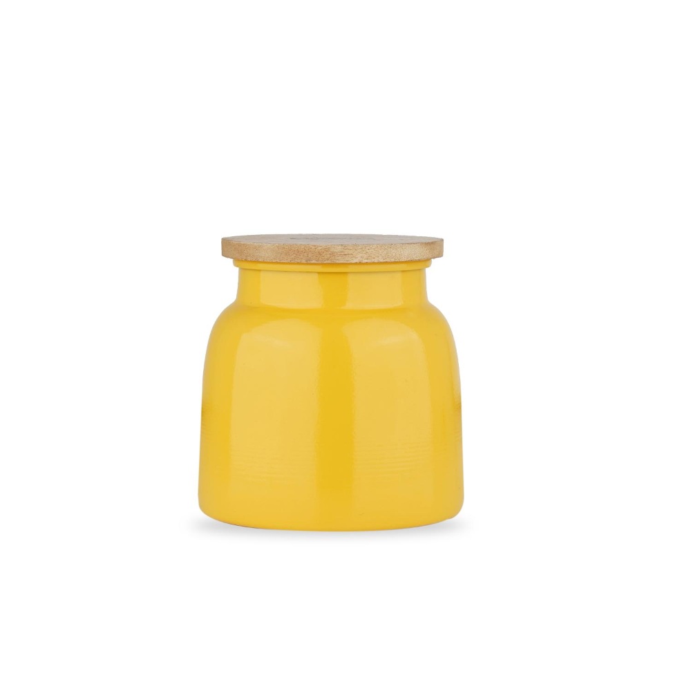 HAZEL Storage Container for Kitchen | Air Tight Container for Storage with Lid, Yellow, 750 ML