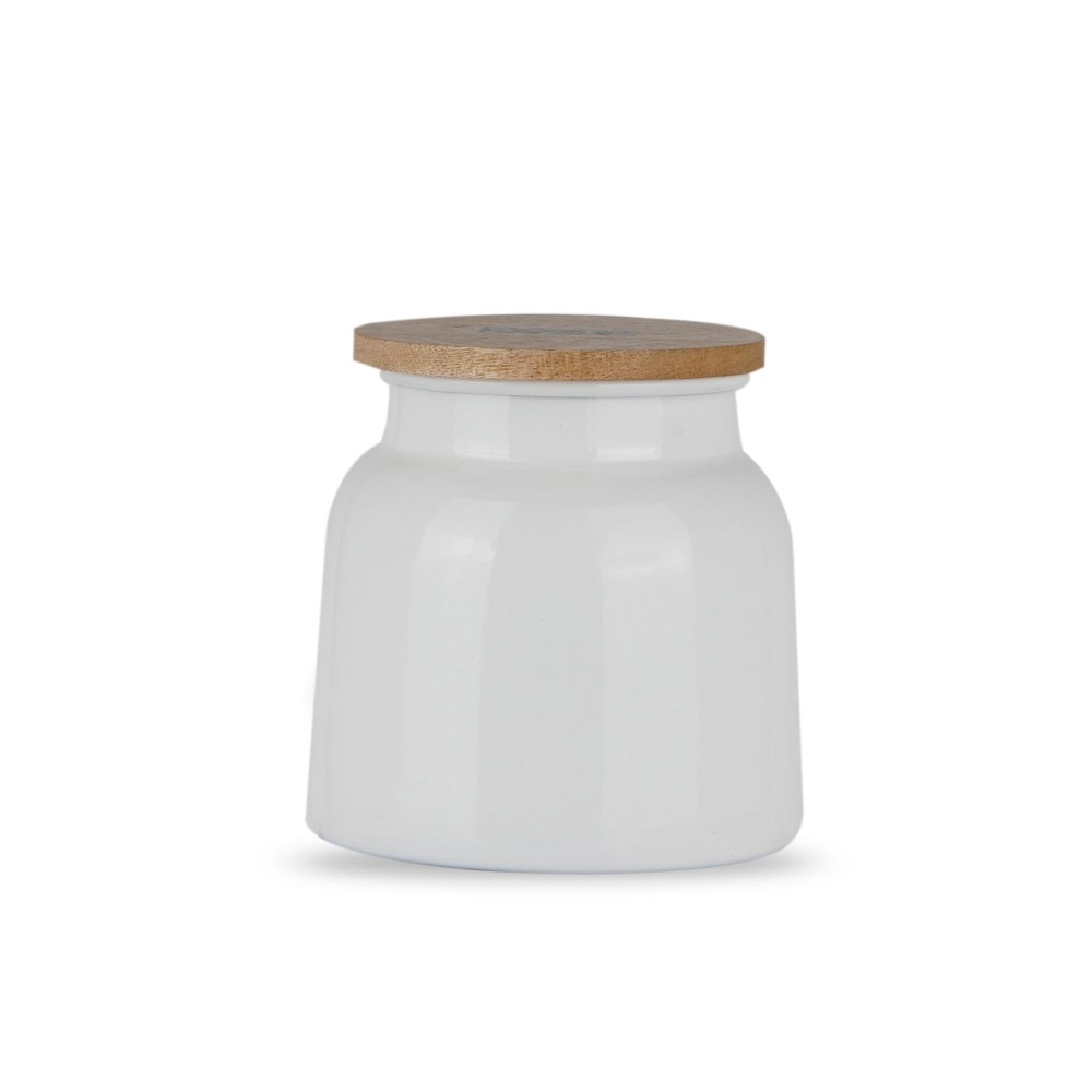 HAZEL Storage Container for Kitchen | Air Tight Container for Storage with Lid, White, 750 ML