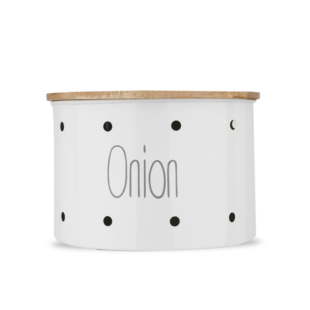 HAZEL Onion Container Storage for Kitchen | Onion Box for Kitchen Storage, White, 2.5 kg apx.