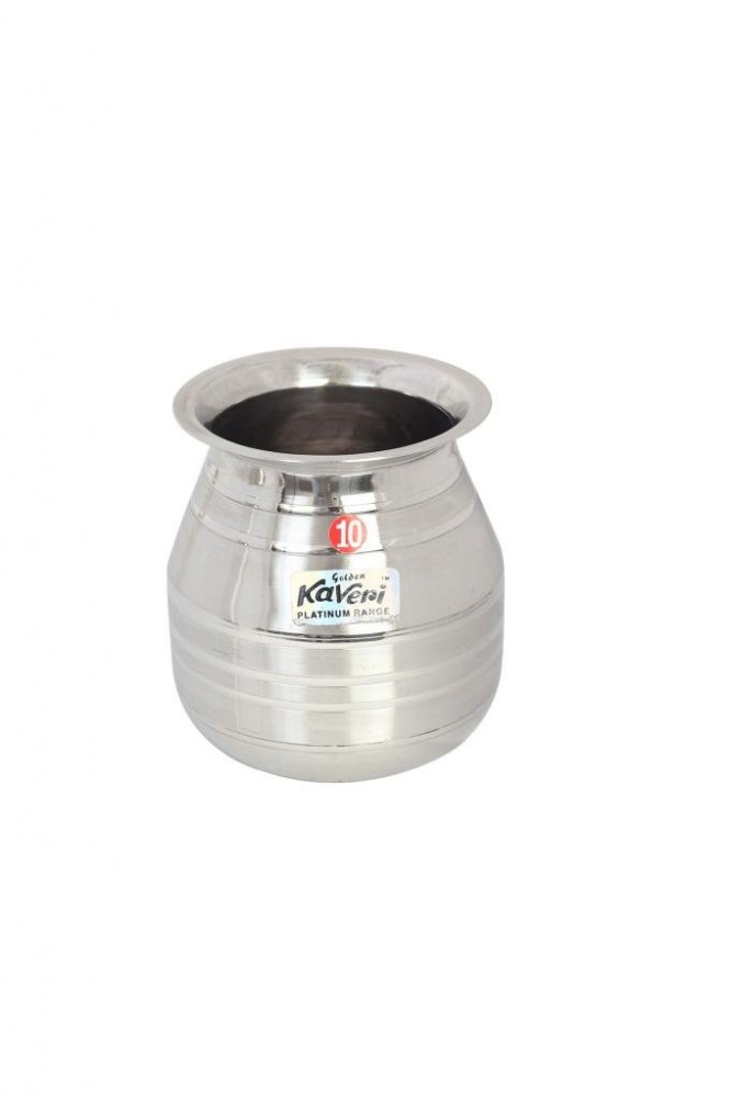 Kaveri Stainless Steel Water Storage Lota Chambu Kalash Container Tumbler, 750 ML