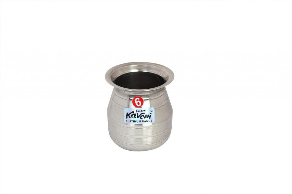 Kaveri Stainless Steel Water Storage Lota Chambu Kalash Container Tumbler, 200 ML